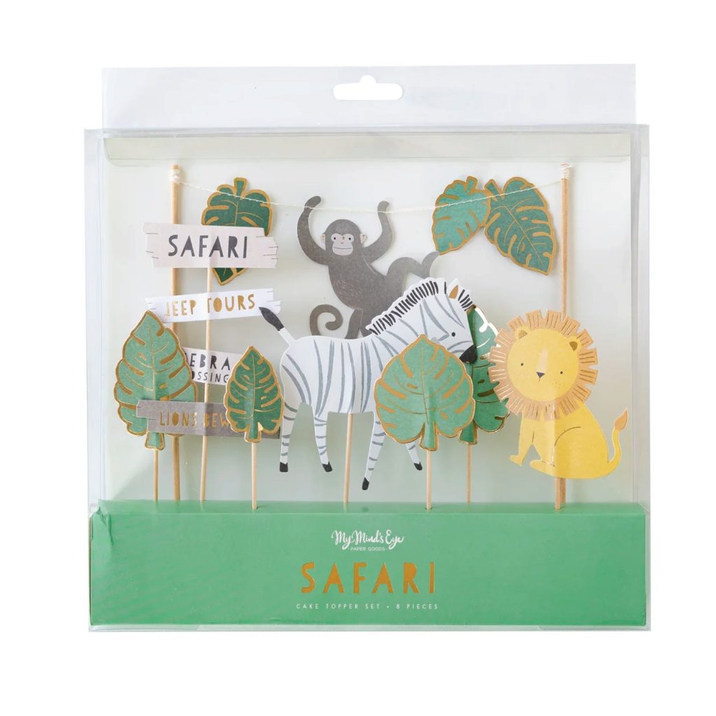 Safari Jeep Tour Cake Toppers 8ct