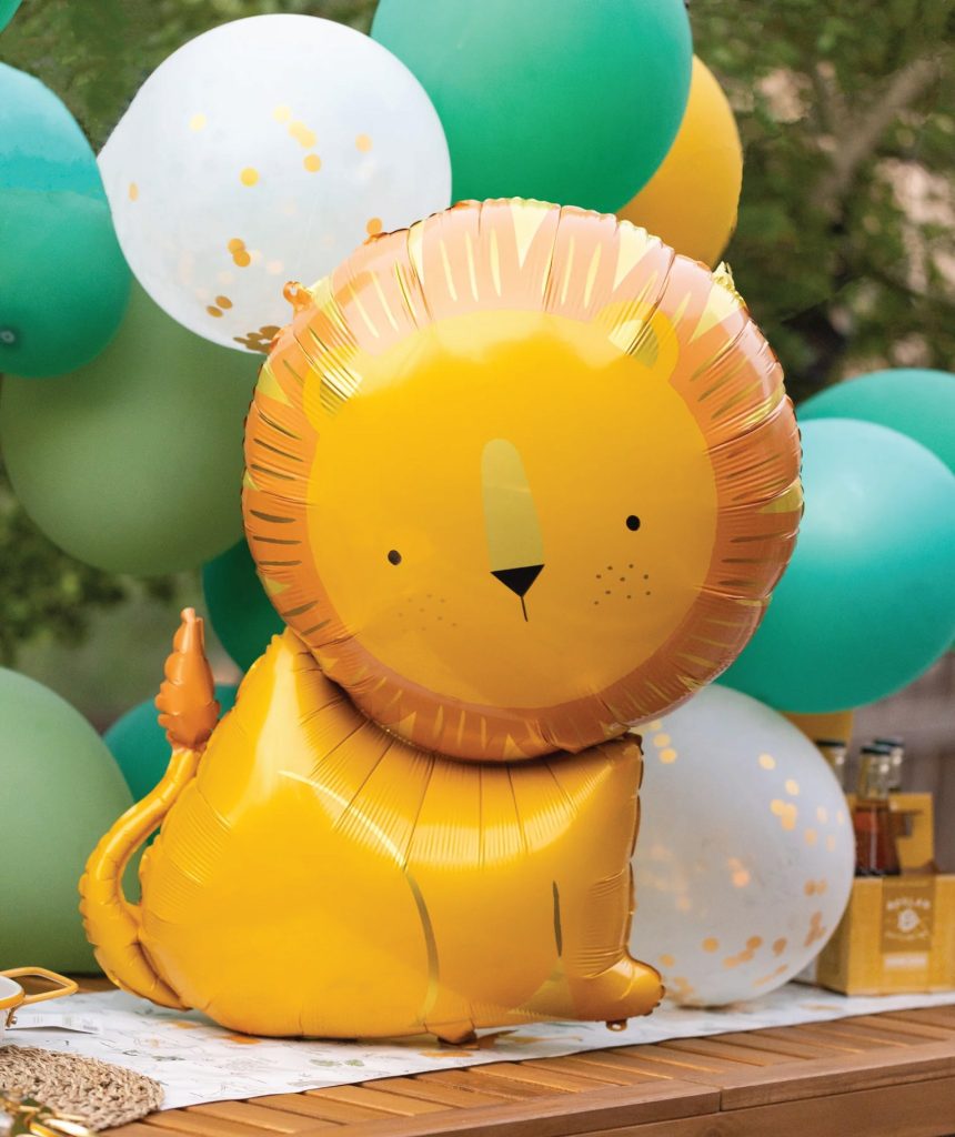 Safari Lion Mylar Balloon 24in