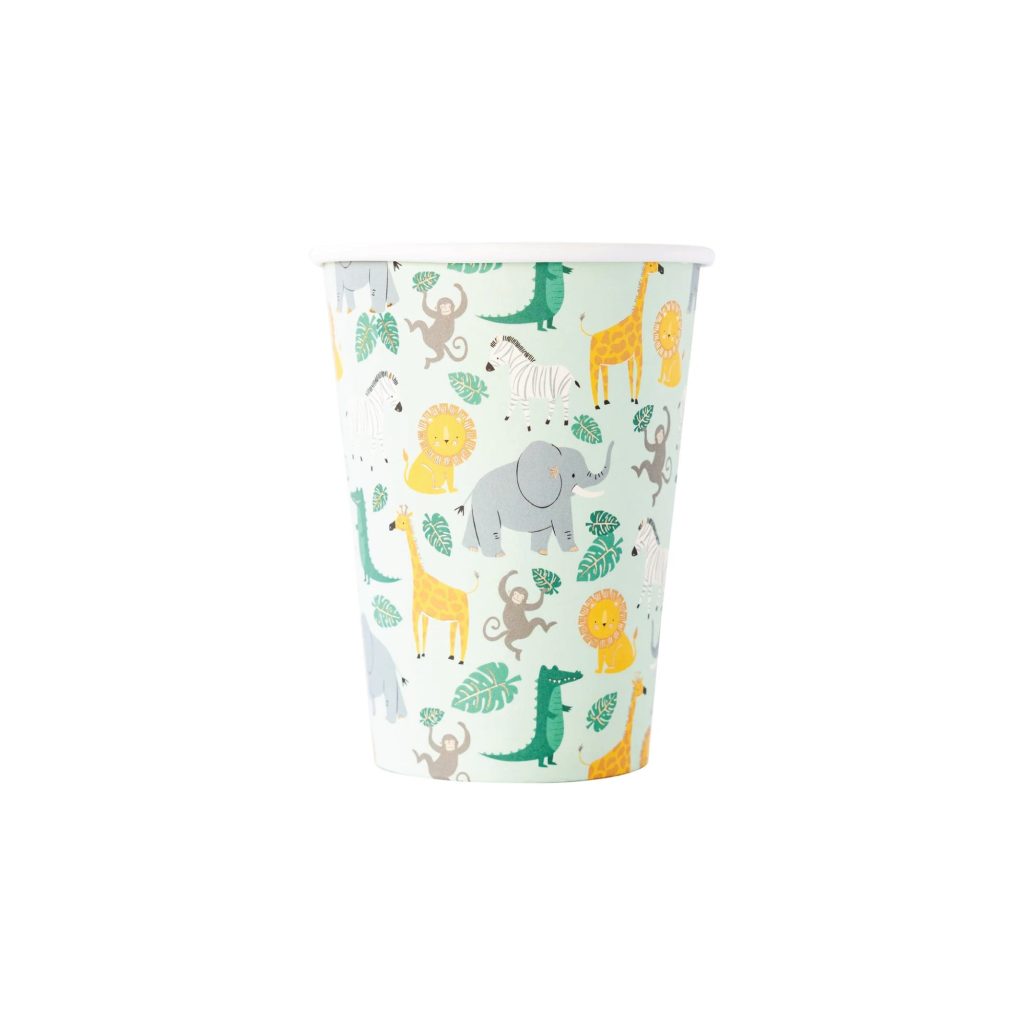 Safari Jeep Tour Paper Cups 8ct