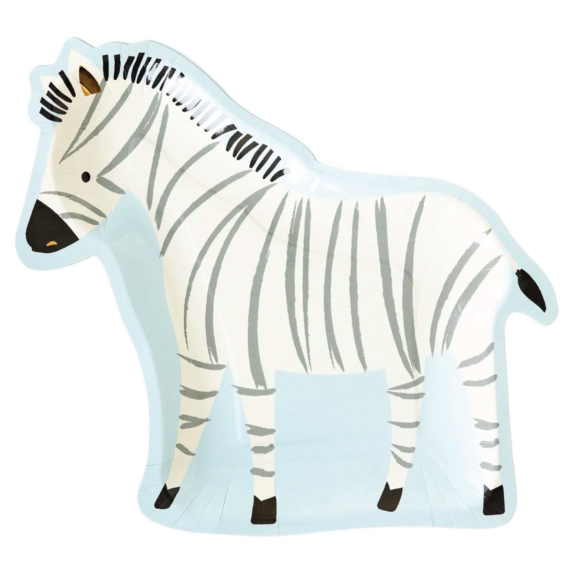 Safari Zebra Lunch Plates 8ct