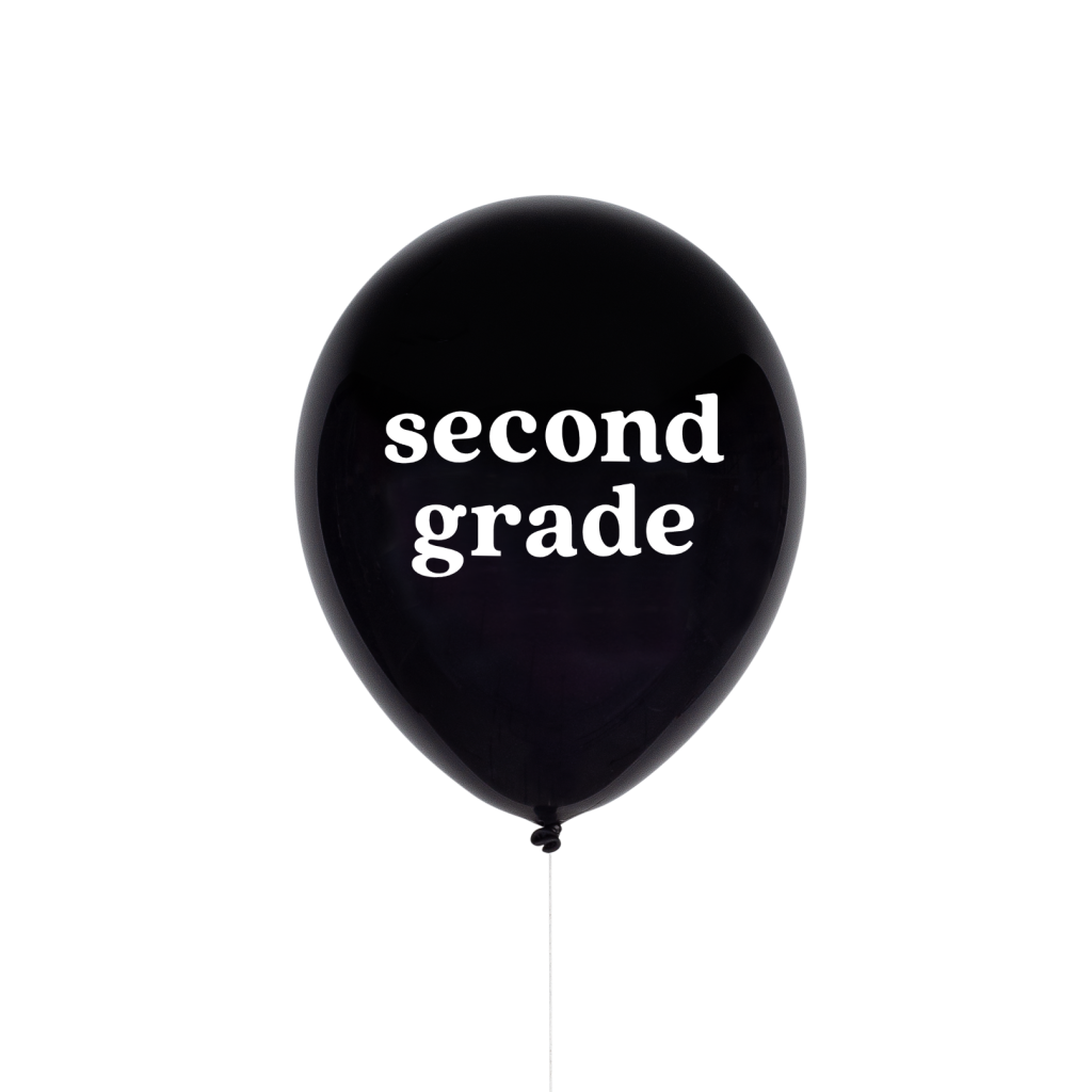 Second Grade School Balloon 11in