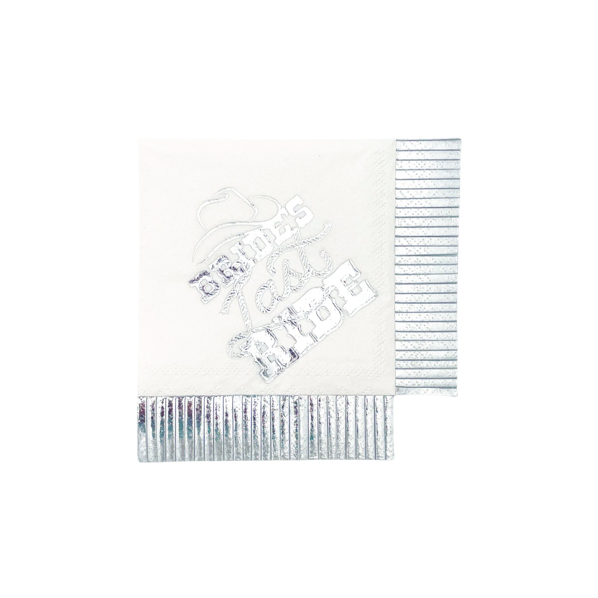 Silver Bride’s Last Ride Dessert Napkins 20ct