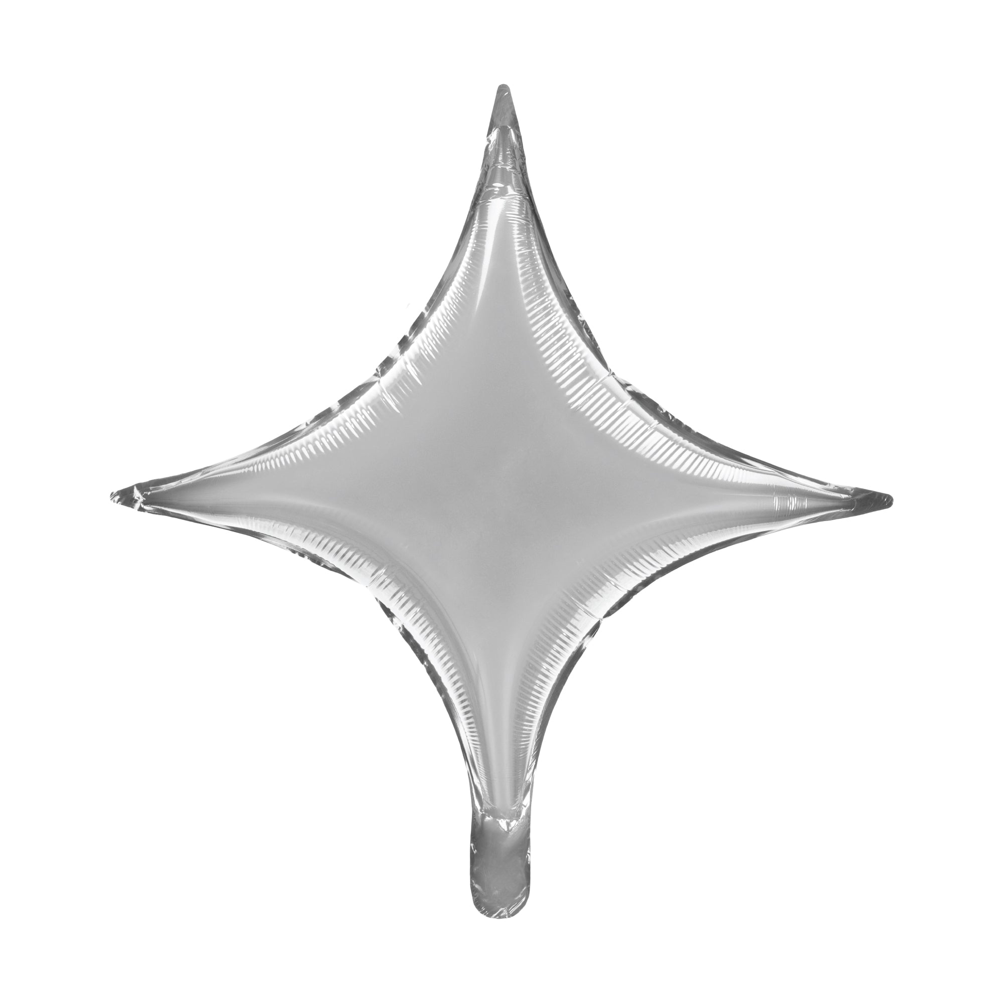 Metallic Silver Starpoint Balloon 16.5in