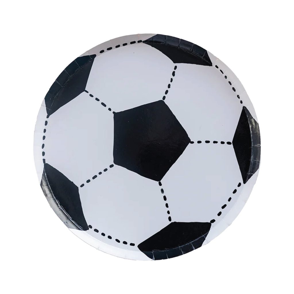 Soccer Ball Dessert Plates 8ct