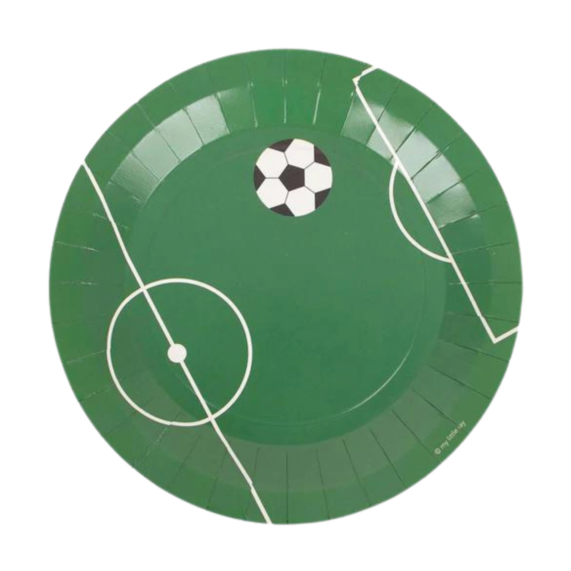 Soccer Field Lunch Plates 8ct