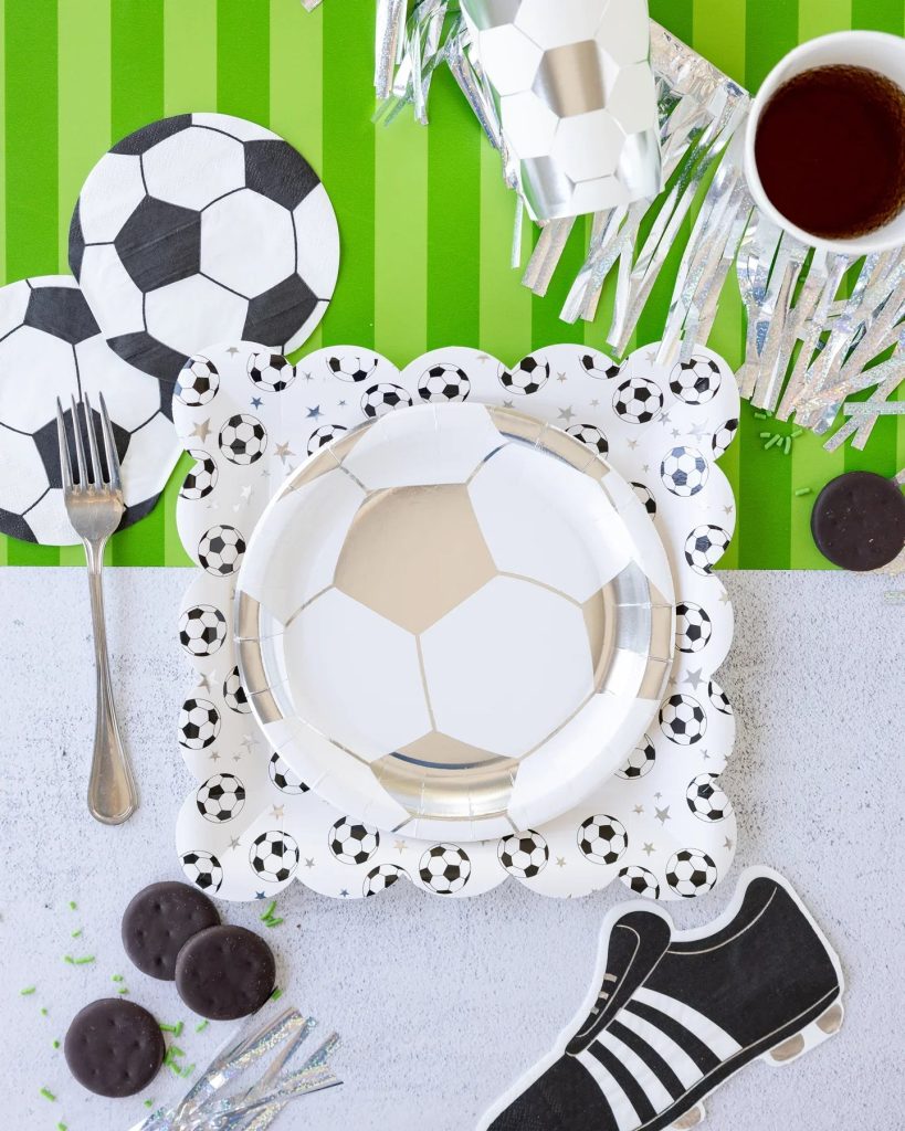 Soccer Ball Dessert Napkins 24ct