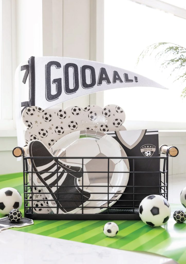 Soccer Goal Felt Pennant Flag