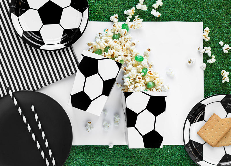 Soccer Ball Popcorn Boxes 6ct