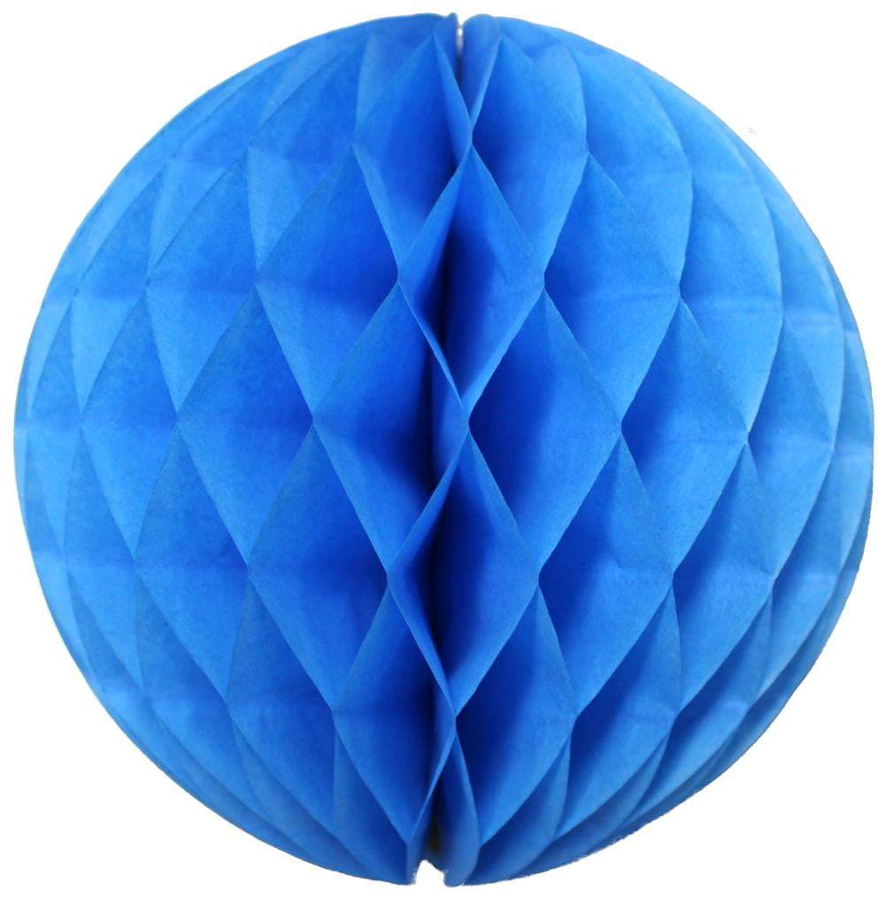 Turquoise Honeycomb Tissue Ball