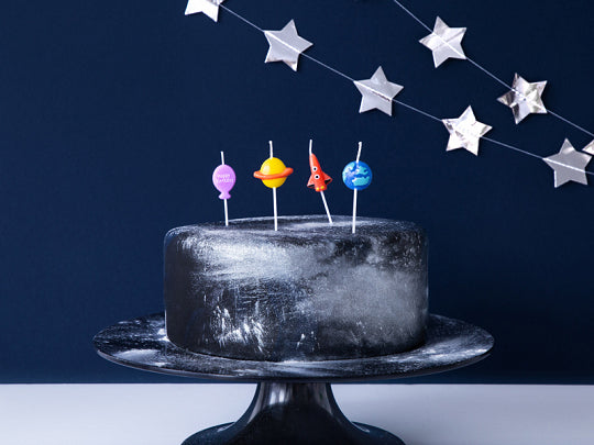 Space Birthday Candles