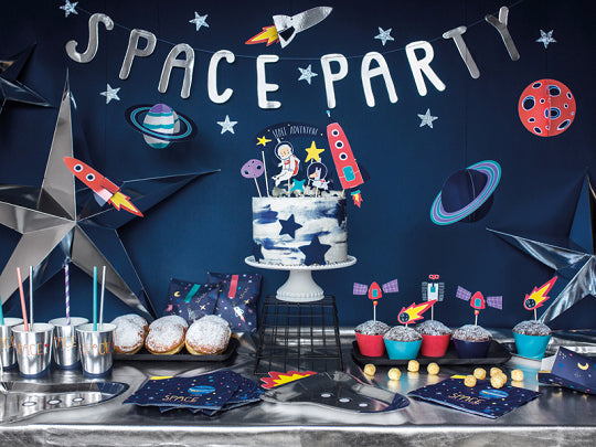 Space Party Letter Banner