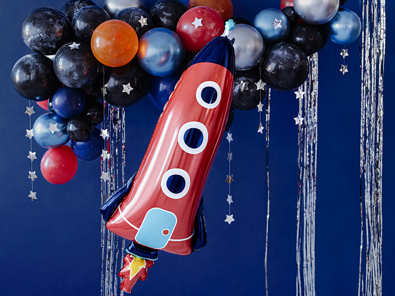 Space Rocket Foil Balloon 45.5in