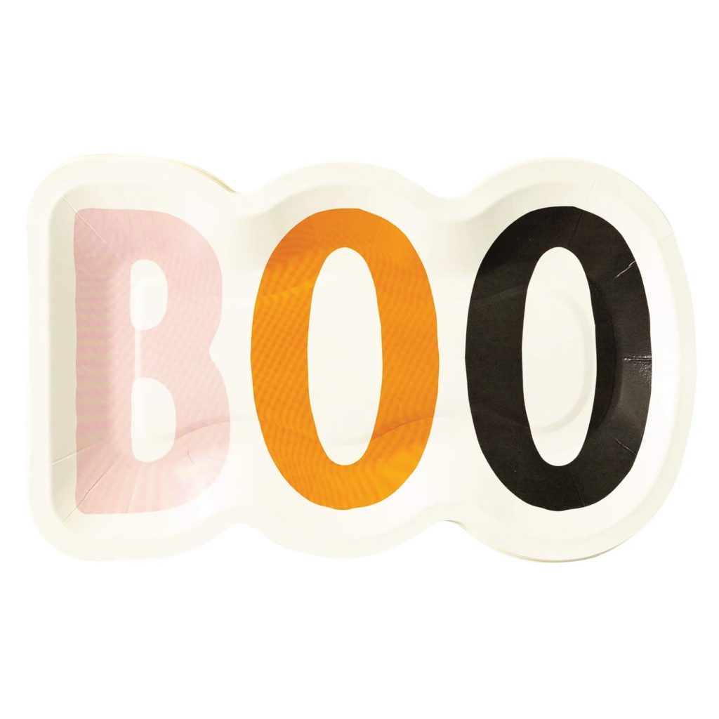 Boo Shaped Dessert Plates 8ct