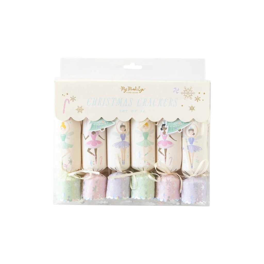 Sugar Plum Fairy Christmas Crackers 12ct