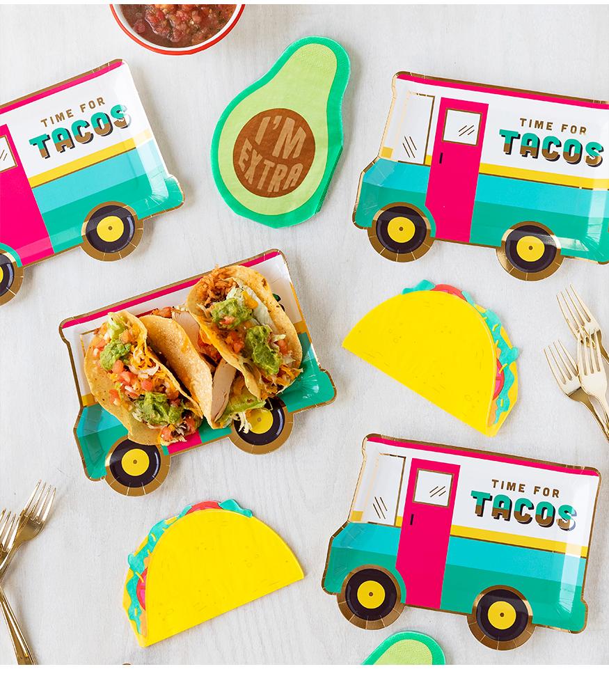 Taco Truck Lunch Plates 8ct