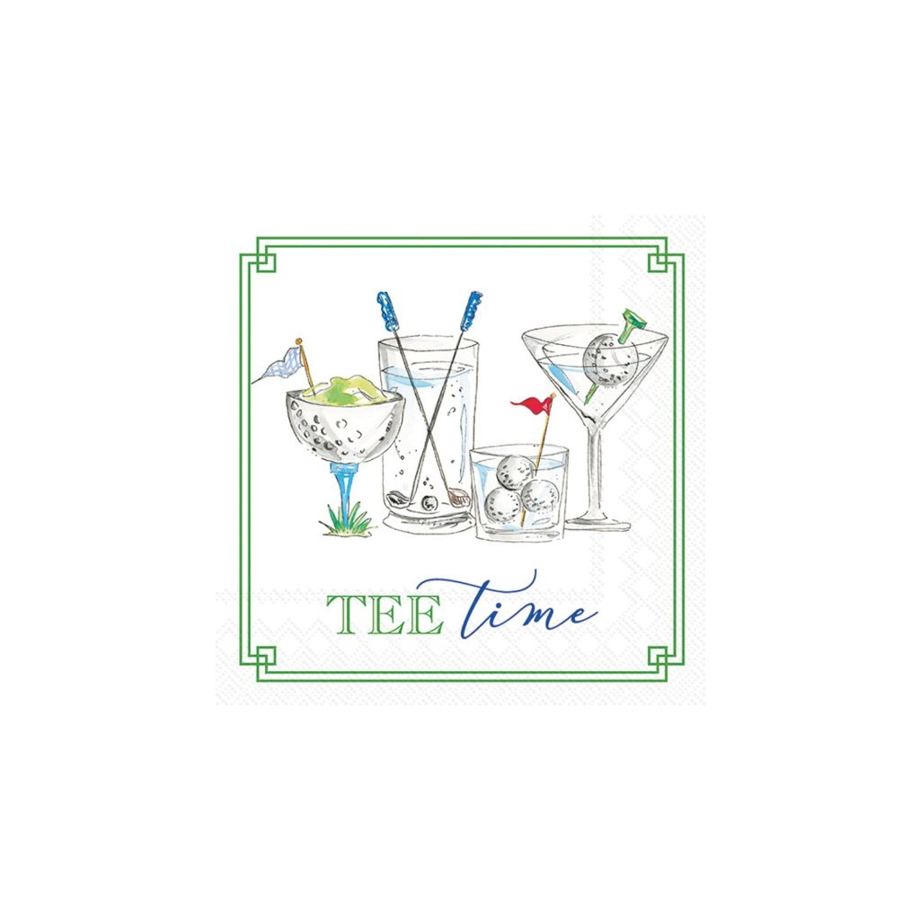 Tee Time Golf Dessert Napkins 20ct