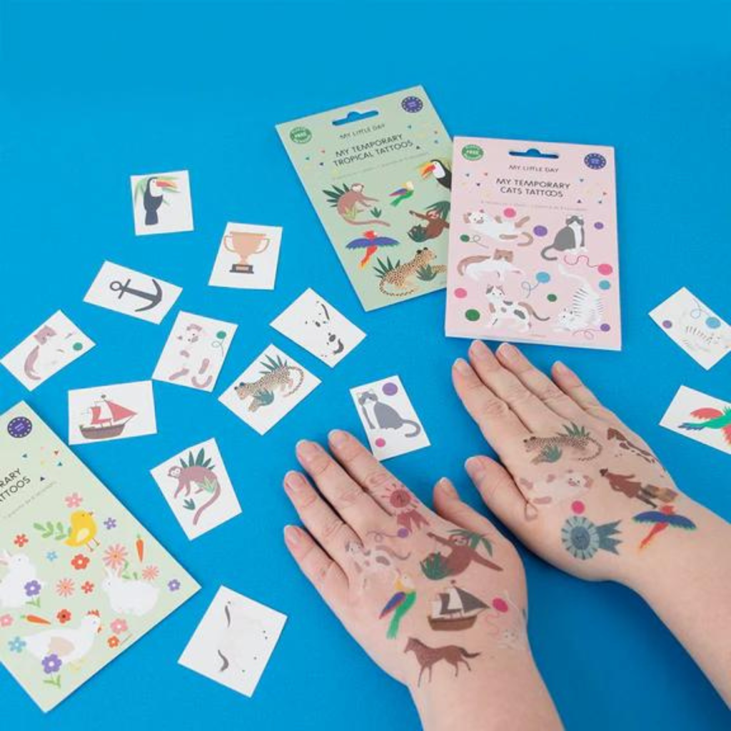 Purrfect Cat Temporary Tattoos 8ct