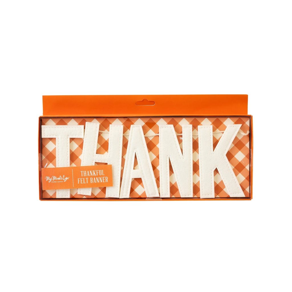 Thankful Felt Banner 3ft