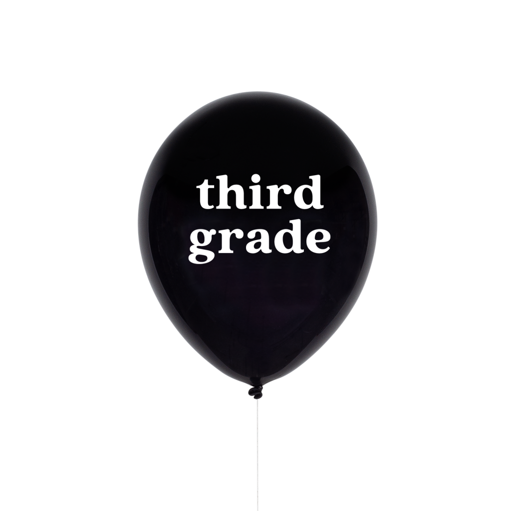 Third Grade School Balloon 11in