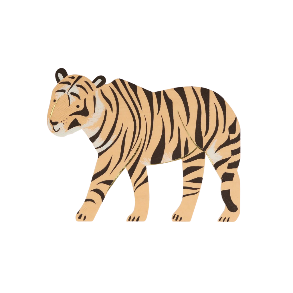 Tiger Dessert Napkins 16ct