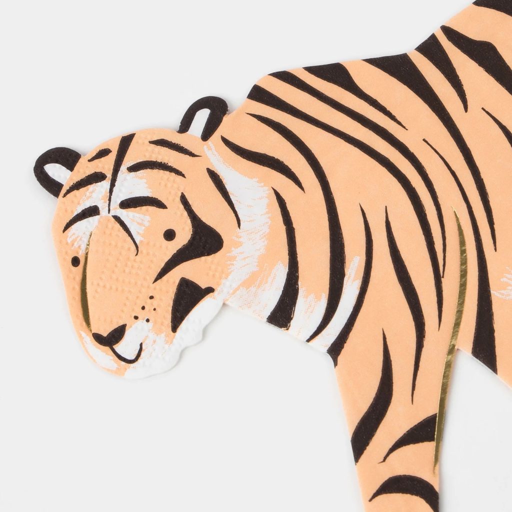 Tiger Dessert Napkins 16ct