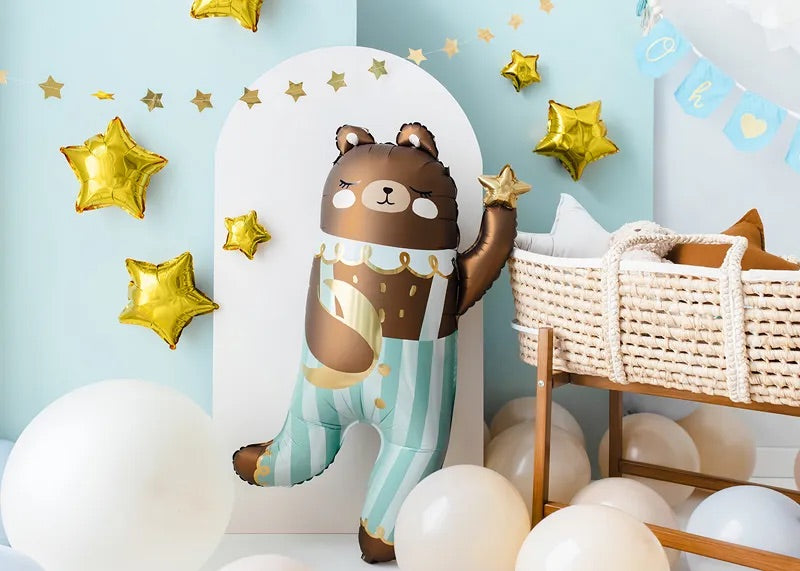 Little Star Teddy Bear Balloon 35.5in