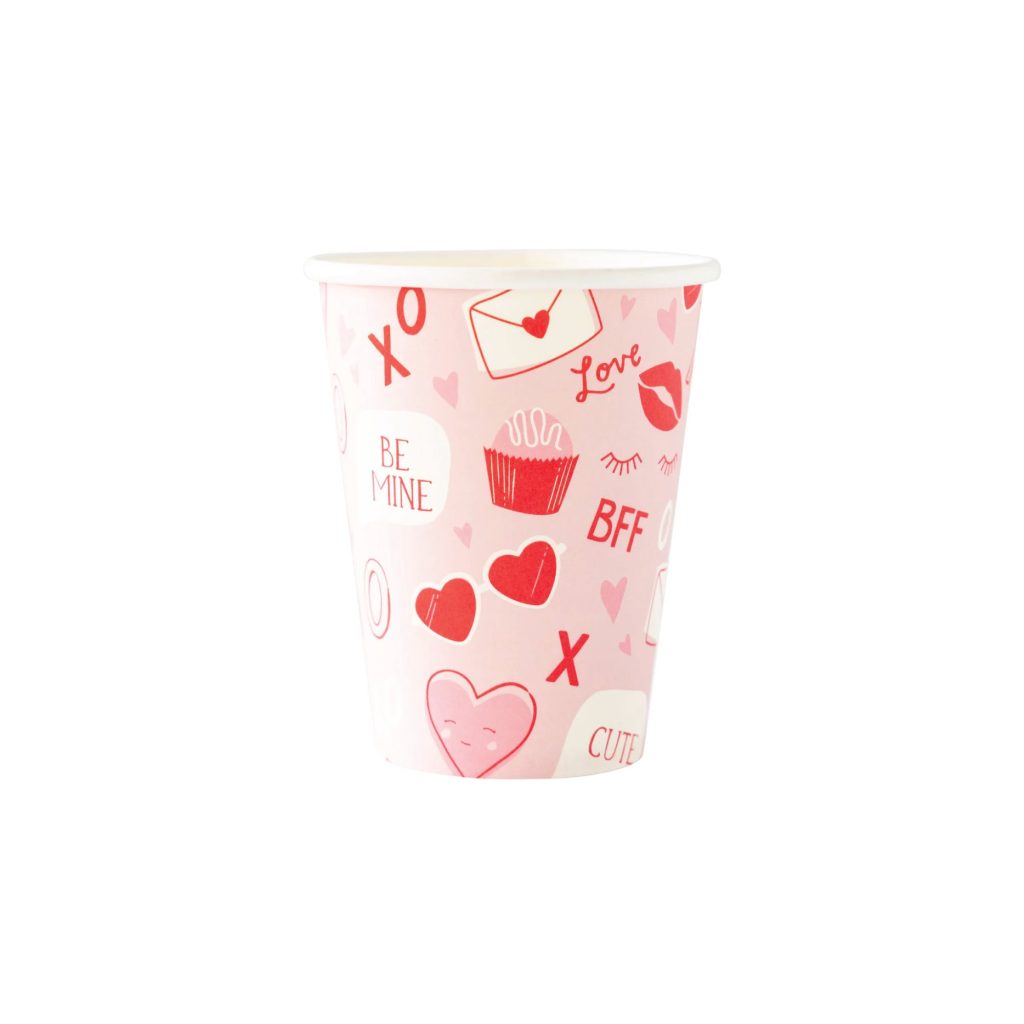 Valentine’s Day Paper Cups 8ct