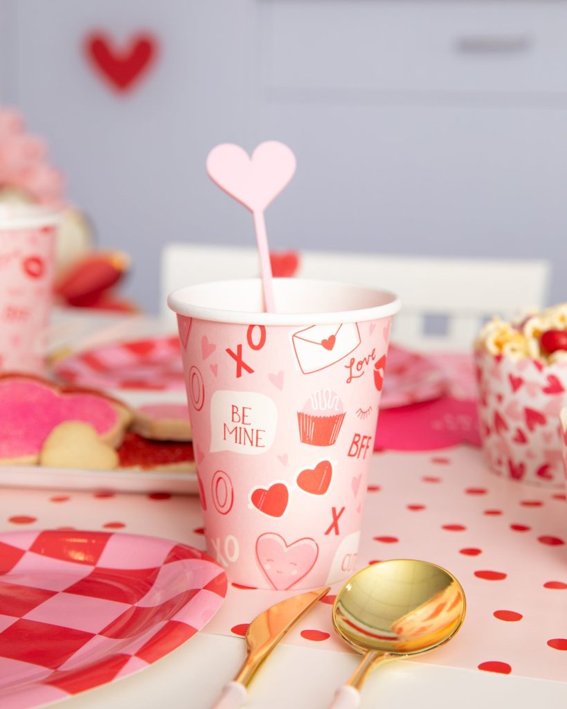 Valentine’s Day Paper Cups 8ct