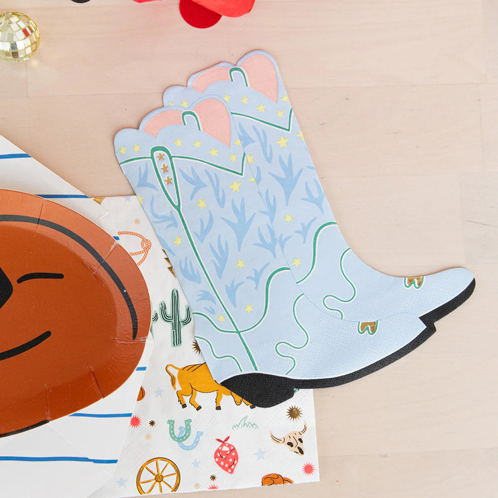 Yeehaw Cowboy Boots Lunch Napkins 16ct