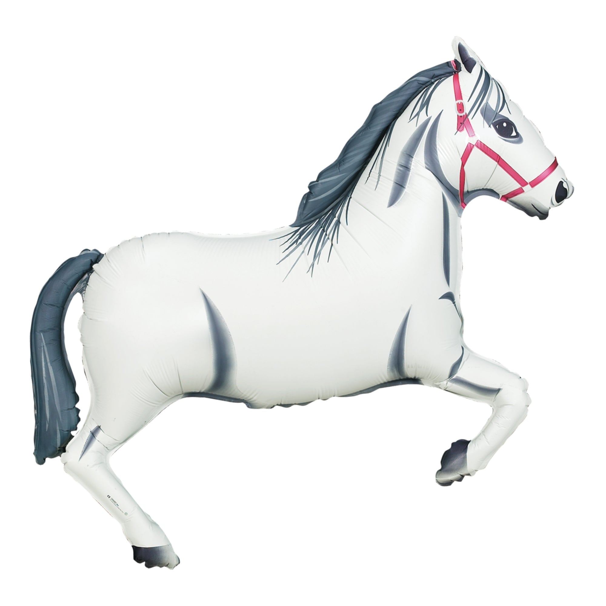 White Horse Foil Balloon 34in