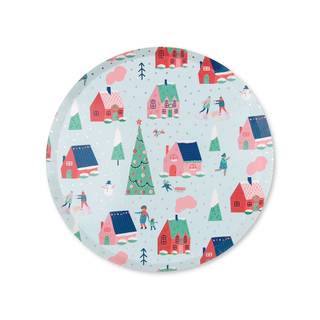 Winter Wonderland Dessert Plates 8ct