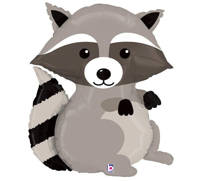 Woodland Raccoon Balloon 36in