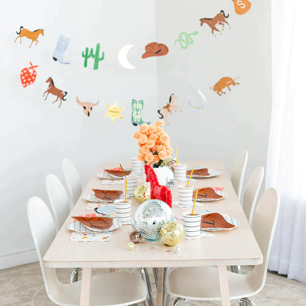 DIY Yeehaw Western Party Garland 20ft