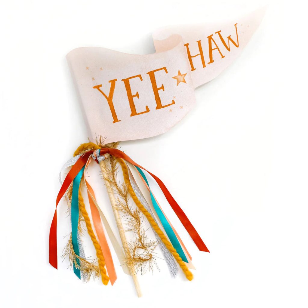 Yeehaw Party Pennant Flag