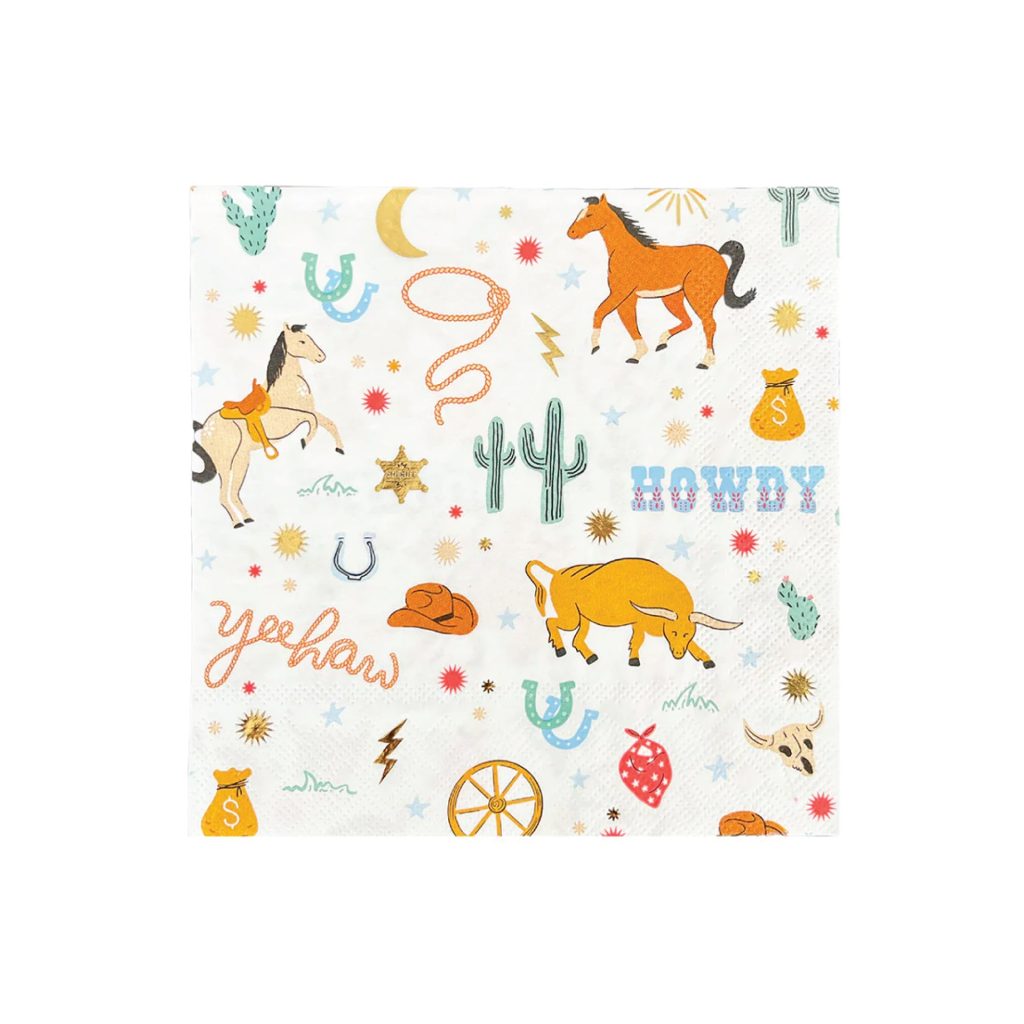 Yeehaw Western Lunch Napkins 16ct