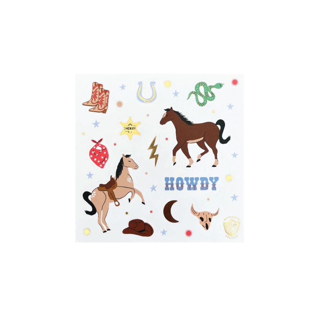 Yeehaw Western Sticker Sheets 4ct