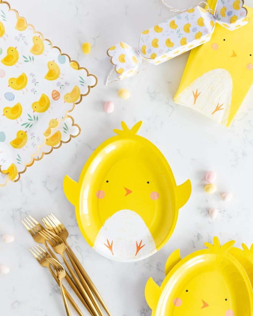 Easter Chick Lunch Plates 8ct