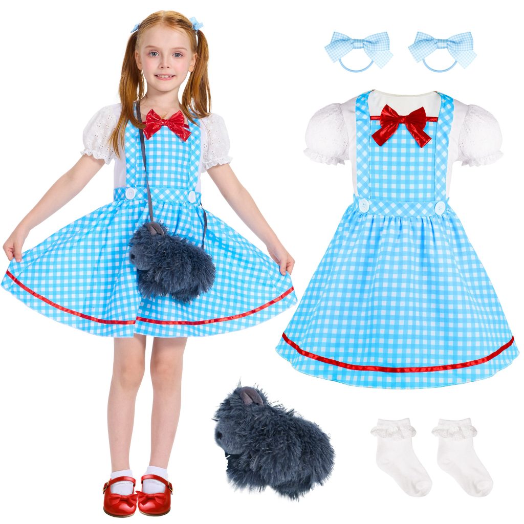 Girls’ Blue Gingham Storybook Costume