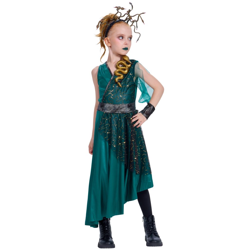 Medusa Costume Set For Kids Girls
