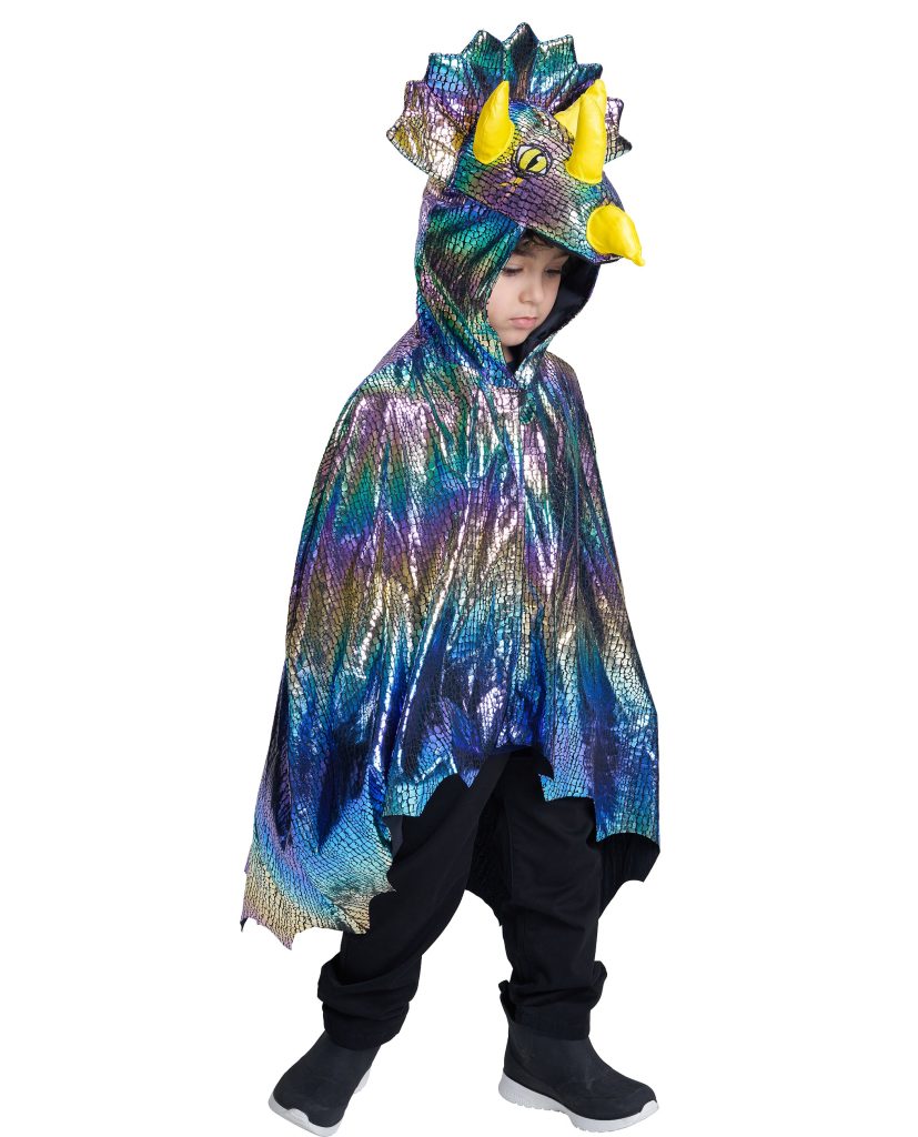Kids Dinosaur Costume Hooded Cape