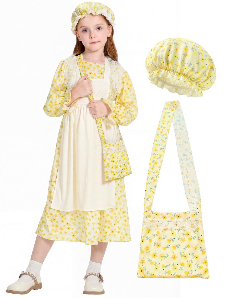 Girls’ Pioneer & Colonial Costume