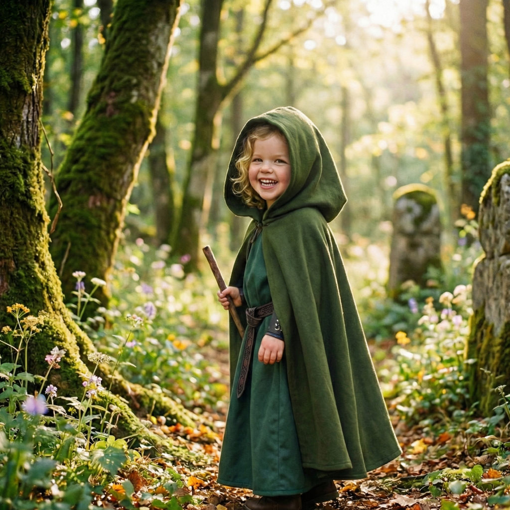 Kids’ Medieval Archer Costume