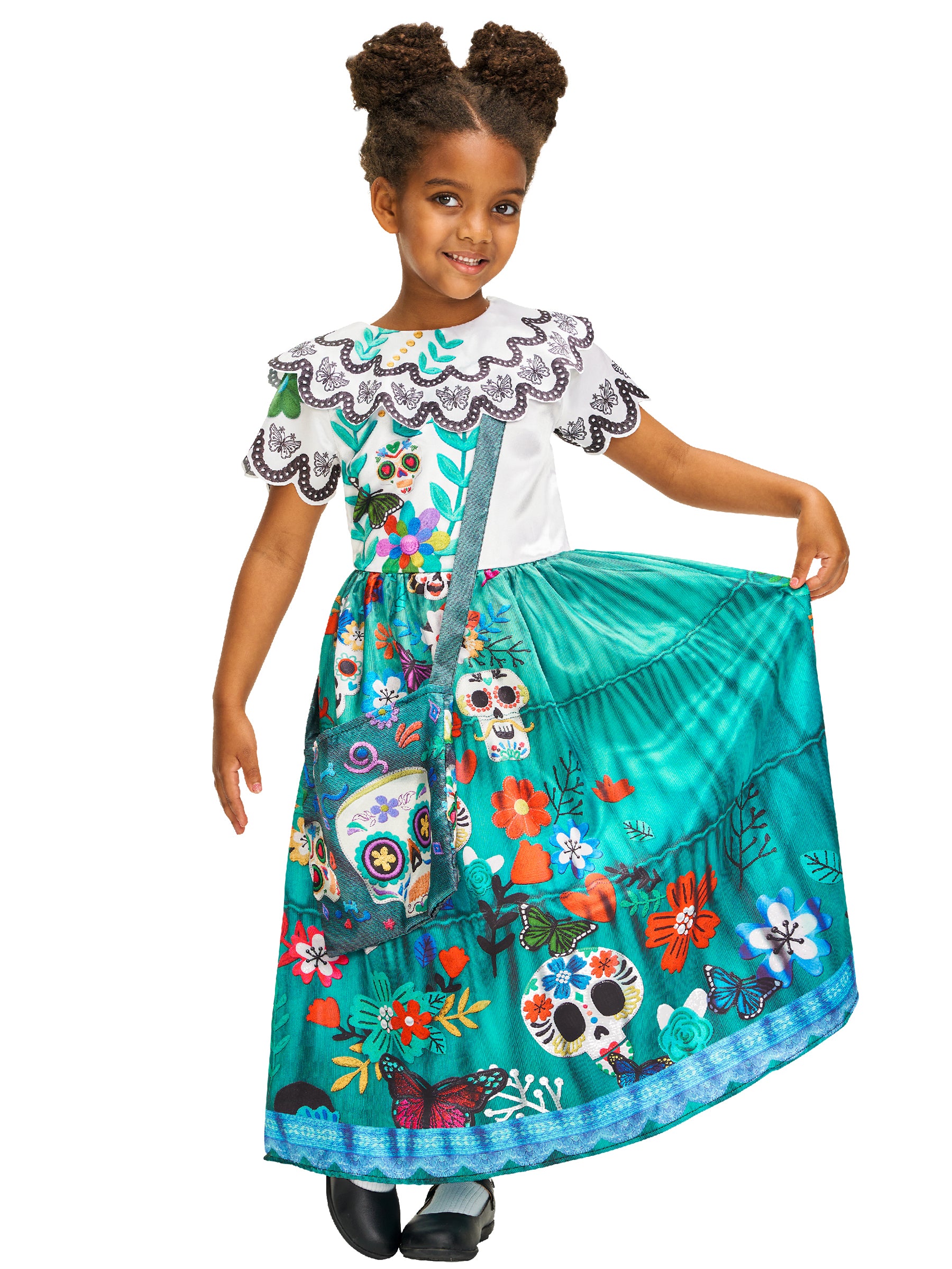 Girls Encanto Mirabel Dress Bag Set Halloween Costume