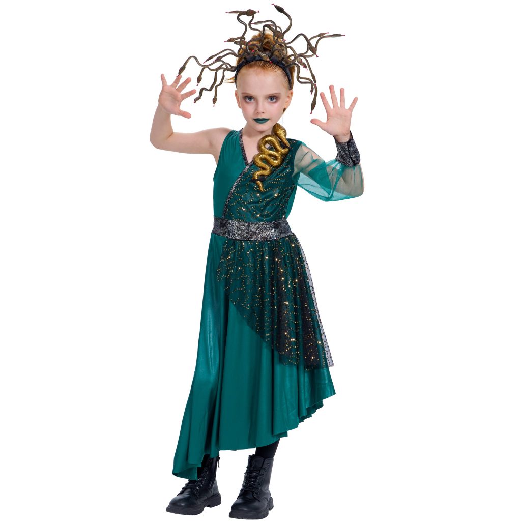 Medusa Costume Set For Kids Girls