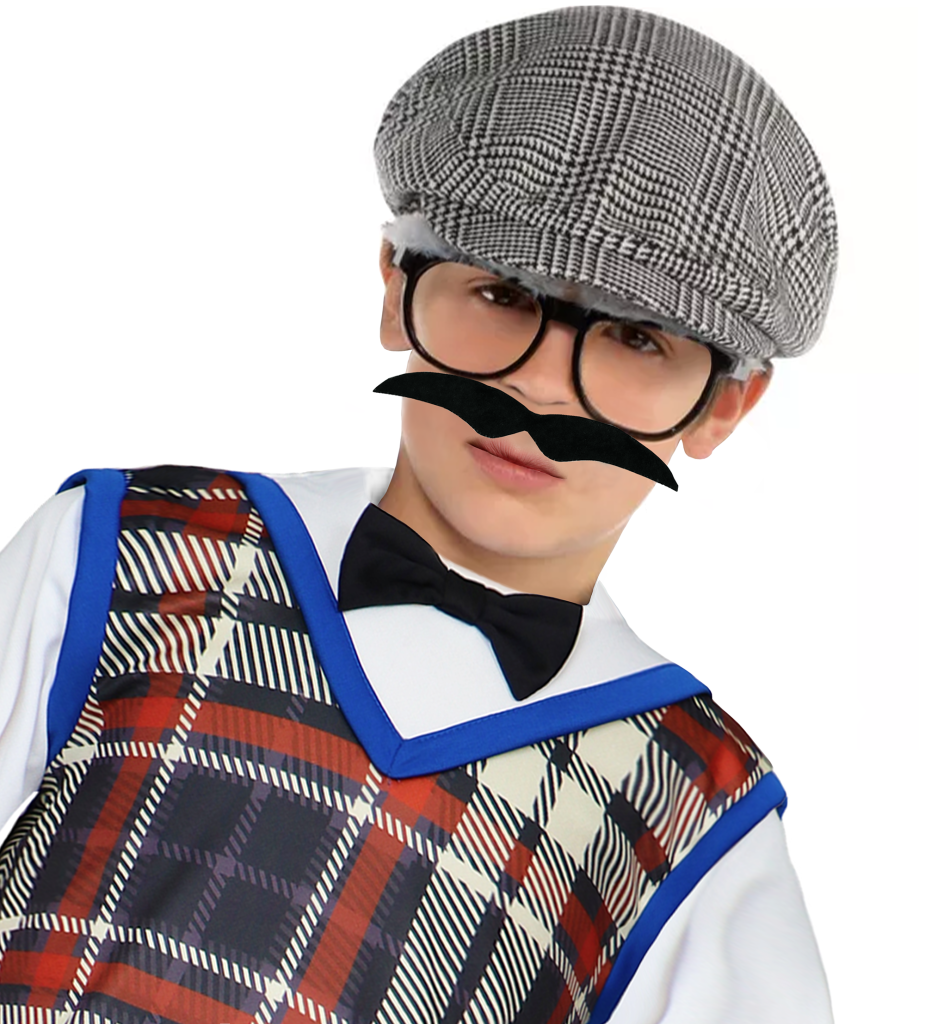 Boys 100th Day Of School Grandpa 6 Pcs Costume