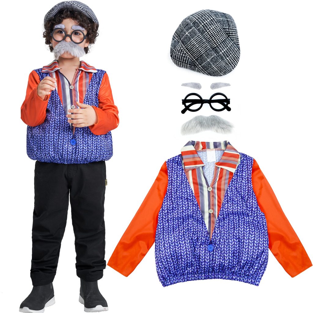 Boys 100th Day Of School Costume Coat Hat Set