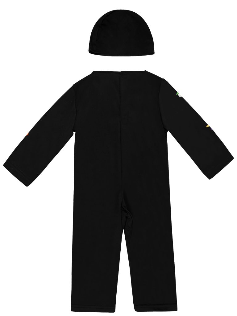 Baby Toddlers Skeleton Onesie Cap Set Halloween Costume