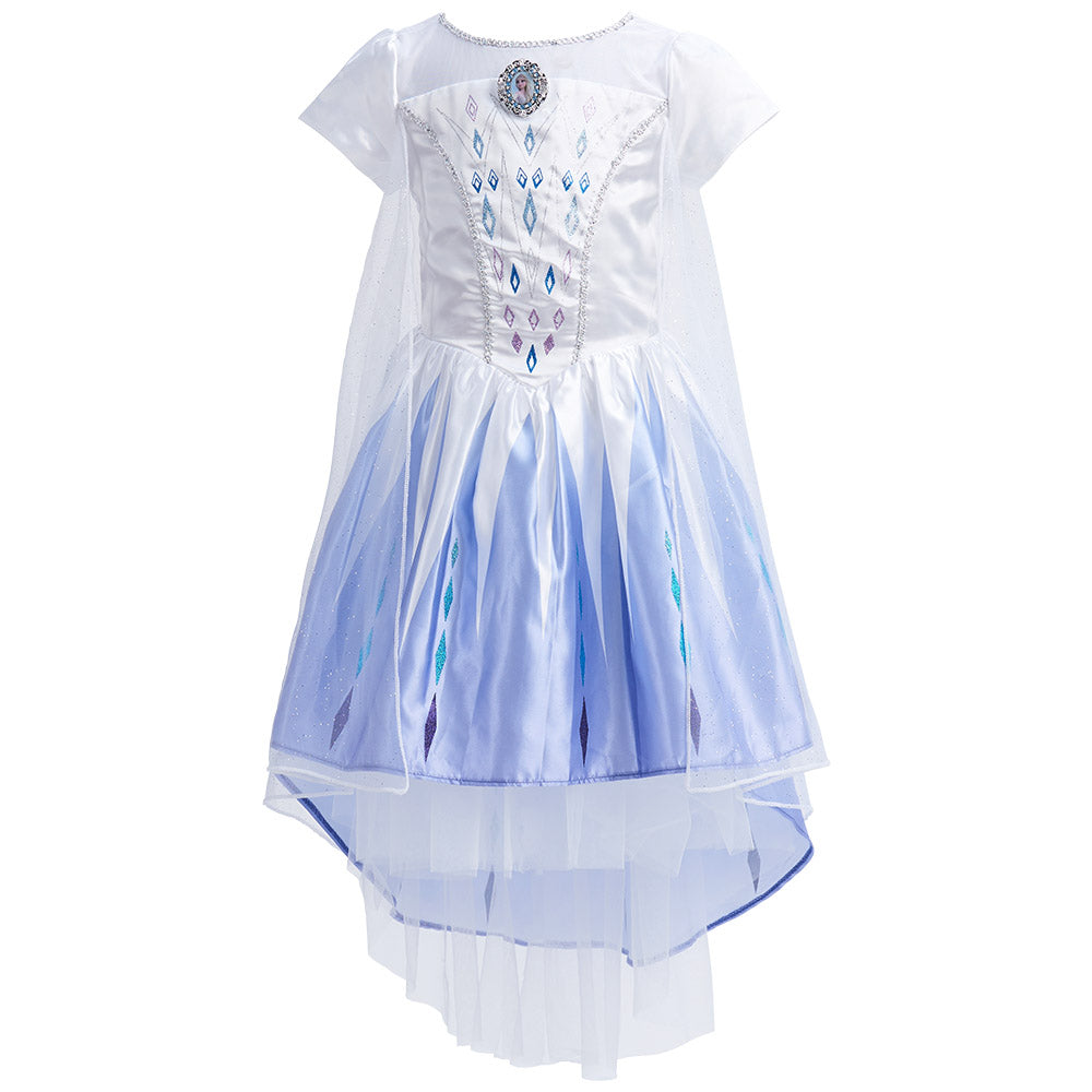 Girls Princess Elsa Dress Up White