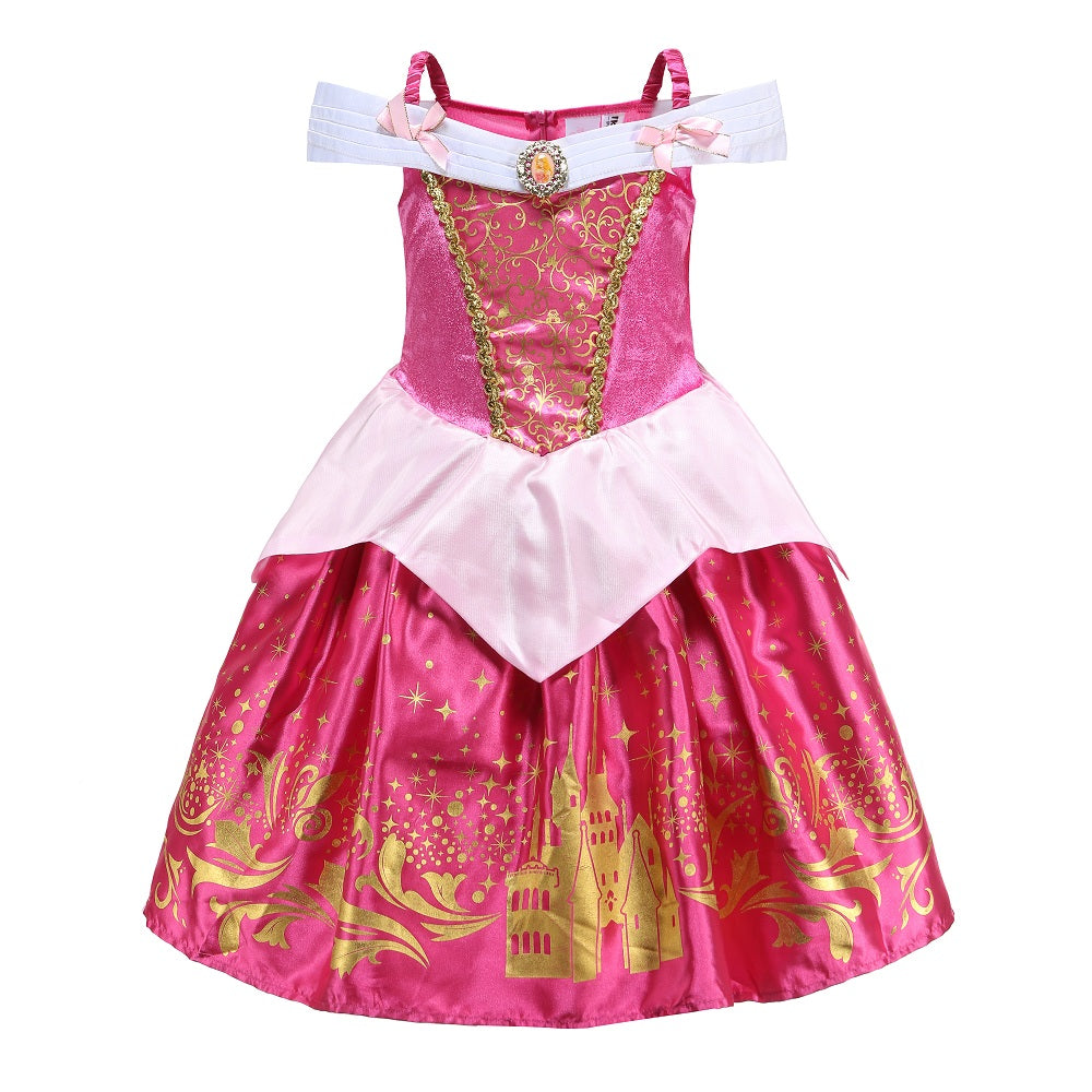 Girls Princess Dress Aurora Costume