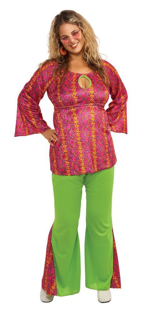 Adult 60s Girl Plus Size Costume